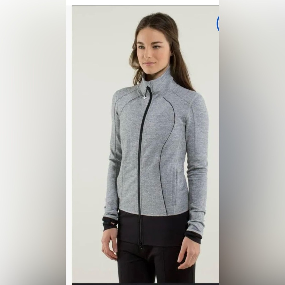 Lululemon Define Heather Gray and Black Jacket